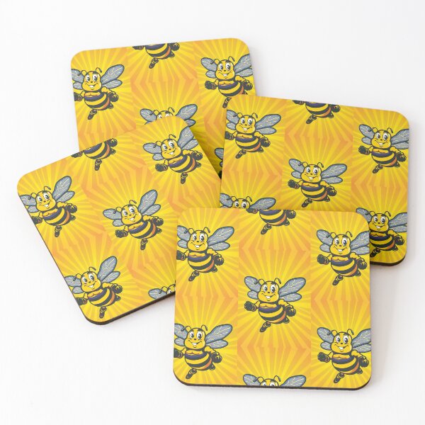 Item preview, Anthropomorphic Superhero Bee in Vibrant Colors designed and sold by Piotrek0001.
