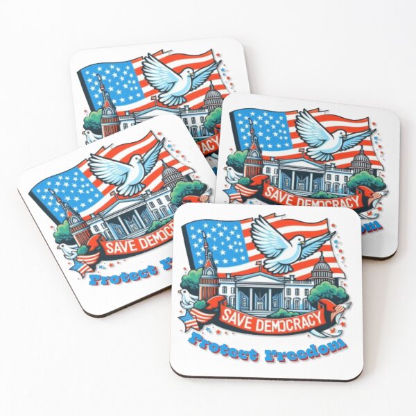 Item preview, Save Democracy and protect freedom designed and sold by kankan22.