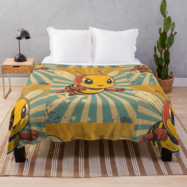 Item preview, Anthropomorphic Superhero Bee in Vibrant Colors designed and sold by Piotrek0001.