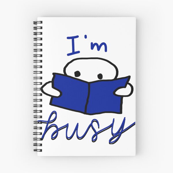 Item preview, I’m Busy Blue designed and sold by Whylimecreates.