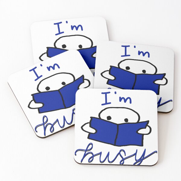 Item preview, I’m Busy Blue designed and sold by Whylimecreates.