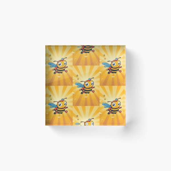 Item preview, Anthropomorphic Superhero Bee in Vibrant Colors designed and sold by Piotrek0001.