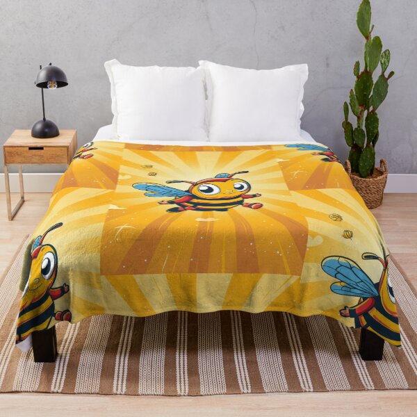 Item preview, Anthropomorphic Superhero Bee in Vibrant Colors designed and sold by Piotrek0001.