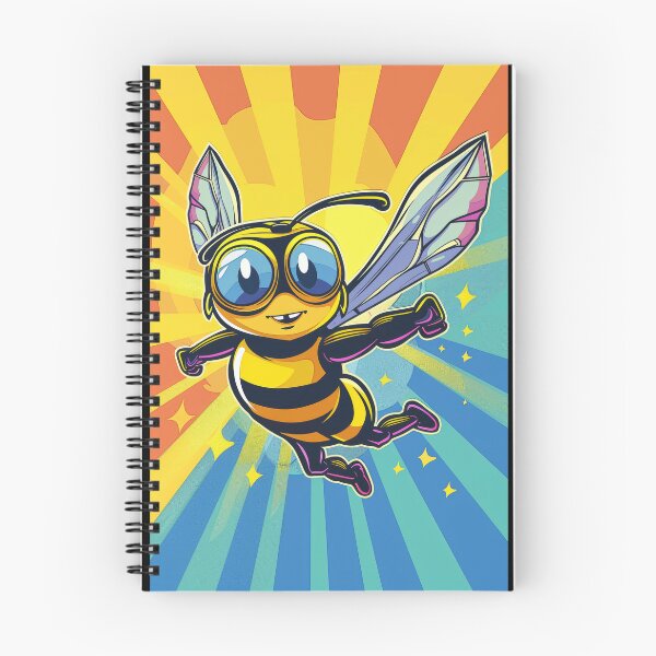 Item preview, Anthropomorphic Superhero Bee in Vibrant Colors designed and sold by Piotrek0001.