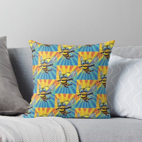 Item preview, Anthropomorphic Superhero Bee in Vibrant Colors designed and sold by Piotrek0001.