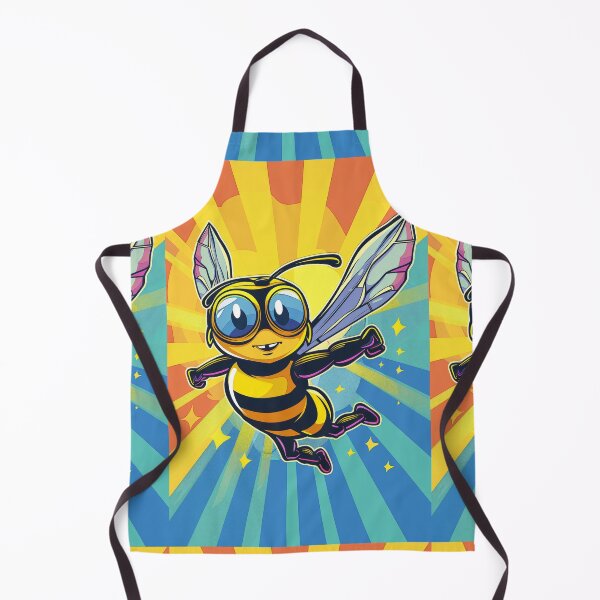 Item preview, Anthropomorphic Superhero Bee in Vibrant Colors designed and sold by Piotrek0001.