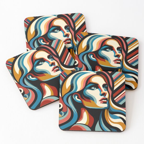Item preview, Great woman lines color portrait  designed and sold by Creative88Art.