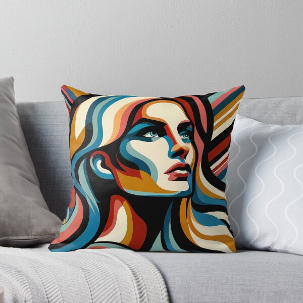Item preview, Great woman lines color portrait  designed and sold by Creative88Art.