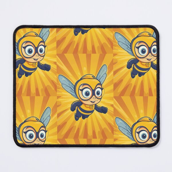 Item preview, Anthropomorphic Superhero Bee in Vibrant Colors designed and sold by Piotrek0001.