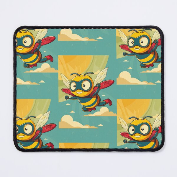 Item preview, Anthropomorphic Superhero Bee in Vibrant Colors designed and sold by Piotrek0001.