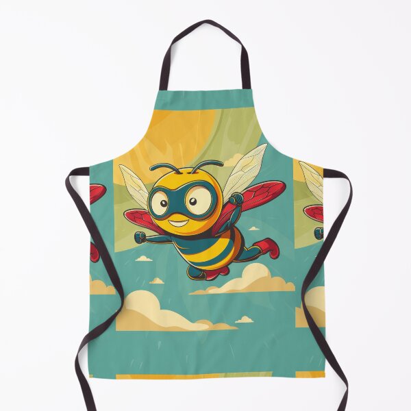 Item preview, Anthropomorphic Superhero Bee in Vibrant Colors designed and sold by Piotrek0001.