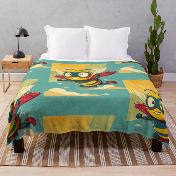 Item preview, Anthropomorphic Superhero Bee in Vibrant Colors designed and sold by Piotrek0001.