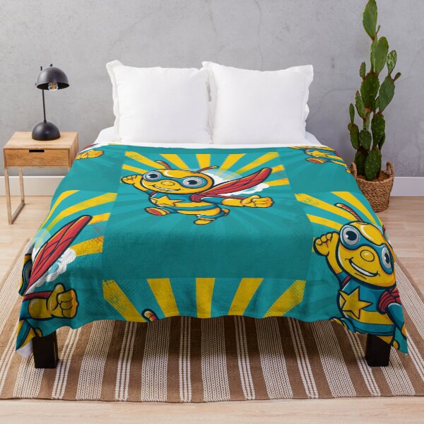 Item preview, Anthropomorphic Superhero Bee in Vibrant Colors designed and sold by Piotrek0001.