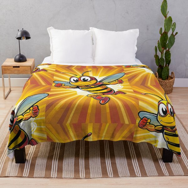 Item preview, Anthropomorphic Superhero Bee in Vibrant Colors designed and sold by Piotrek0001.