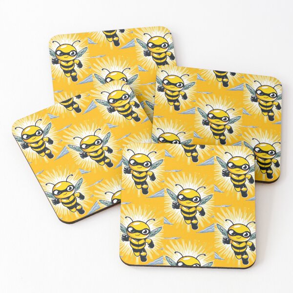 Item preview, Anthropomorphic Superhero Bee in Vibrant Colors designed and sold by Piotrek0001.