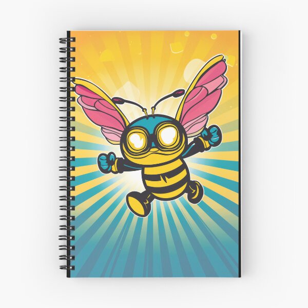 Item preview, Anthropomorphic Superhero Bee in Vibrant Colors designed and sold by Piotrek0001.