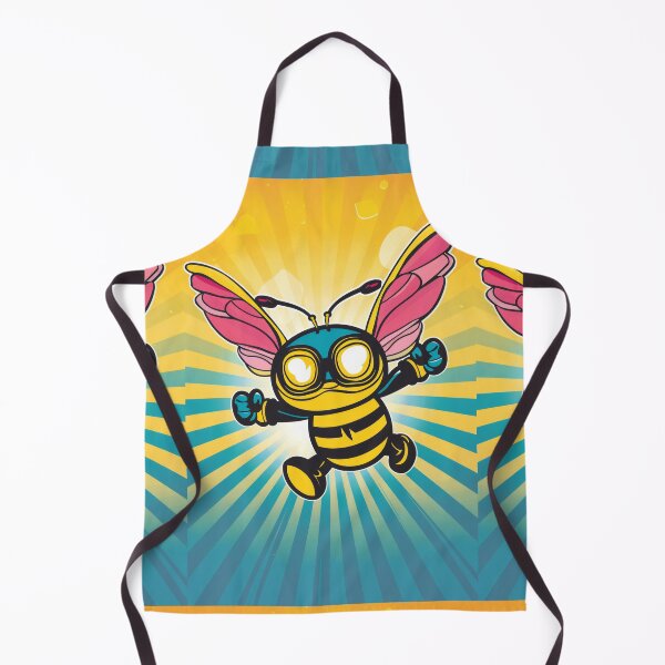 Item preview, Anthropomorphic Superhero Bee in Vibrant Colors designed and sold by Piotrek0001.