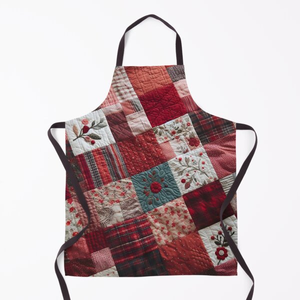 Item preview, Radiant Red Patchwork Pattern designed and sold by daruneenok.
