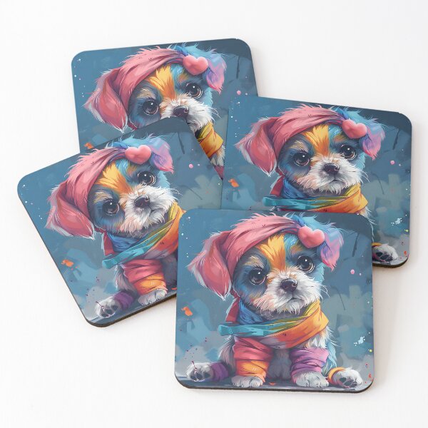 Item preview, puppy Dog cute and rainbow color designed and sold by CHOKCHAIVONGDEE.