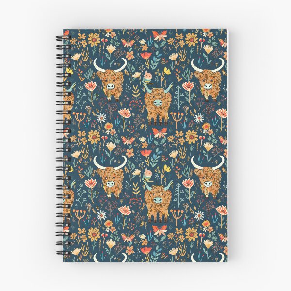 Item preview, Charming Highland Cows & Wildflowers Design designed and sold by CreativeGarage.