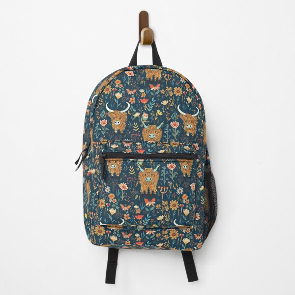 Item preview, Charming Highland Cows & Wildflowers Design designed and sold by Blinkwater Designs.