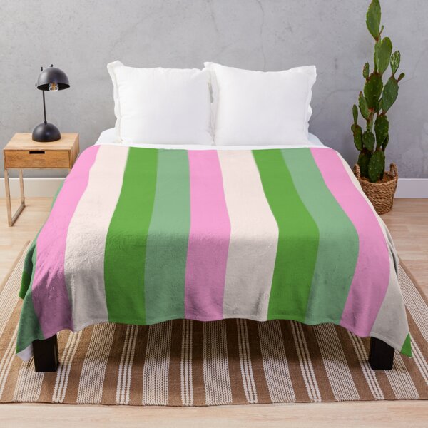 Item preview, Pink and Green Summer Stripes designed and sold by OneThreeSix.