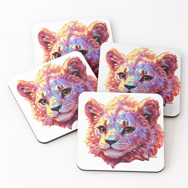Item preview, Colourful lion designed and sold by LevCreates.