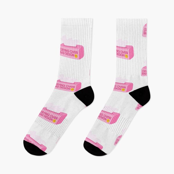 Artikelvorschau, (pink) Weinen über schlechtes Design - UX Designer | Produktdesigner | UI Designer Aufkleber entworfen und verkauft von PoshPixel.