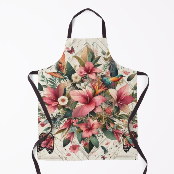 Item preview, Floral Butterflies geometric abstract art  designed and sold by ZulryLifestyles.