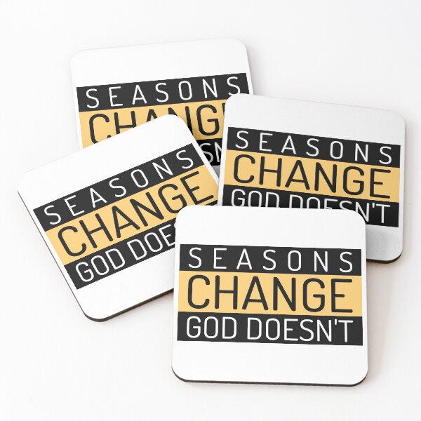 Item preview, Seasons change God doesn't Religious T-shirt designed and sold by Alles Klarita.