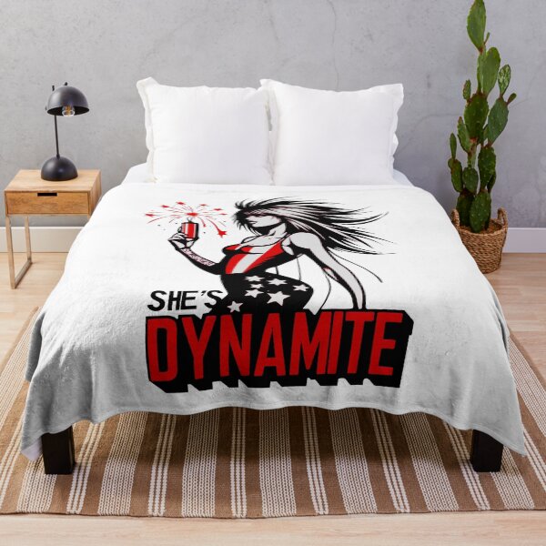 Item preview, Red, White, and Dynamite: SHE'S DYNAMITE designed and sold by SplashTastic.