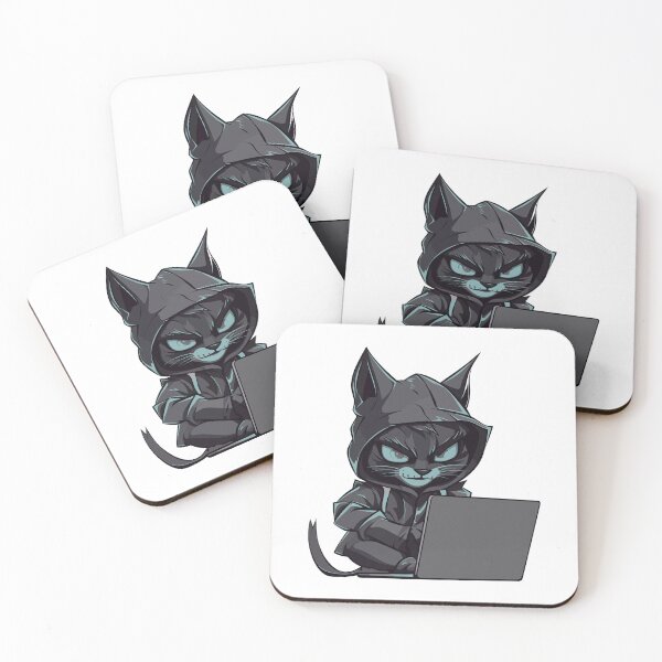 Item preview, HACKER CAT designed and sold by Trendy Treasures.