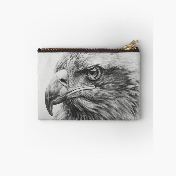 Item preview, Pencil drawn Bald Eagle High Quality Black and White Design designed and sold by Pencil-Art.