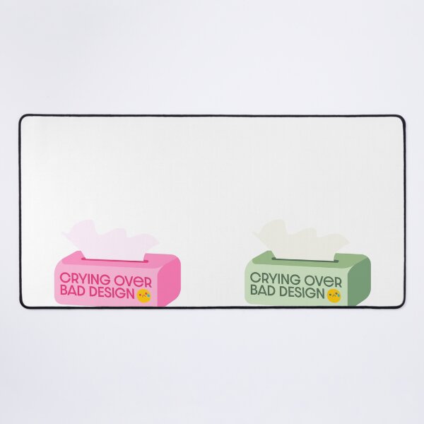Item preview, (4 pack) Crying Over Bad Design - UX Designer | Product Designer | UI Designer Stickers designed and sold by PoshPixel.