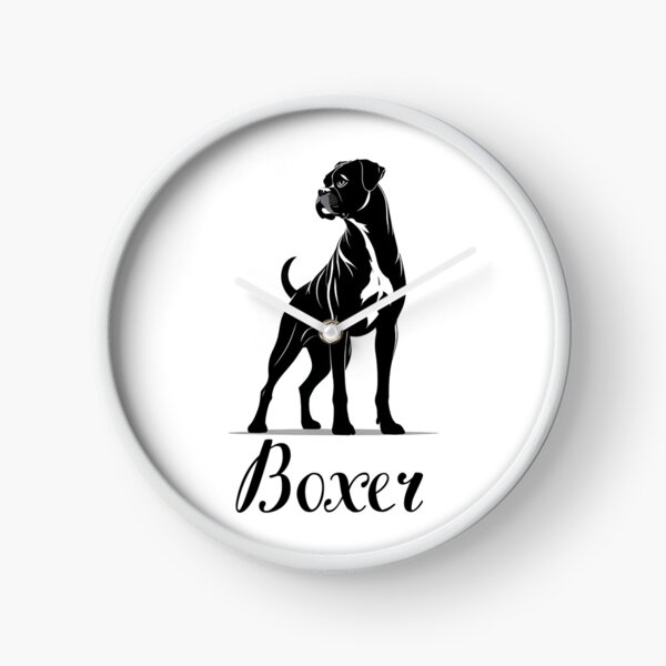 Item preview, Minimalist Boxer Dog Silhouette Design designed and sold by andasanc14.