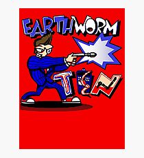 Earthworm Ten 2 Photographic Print