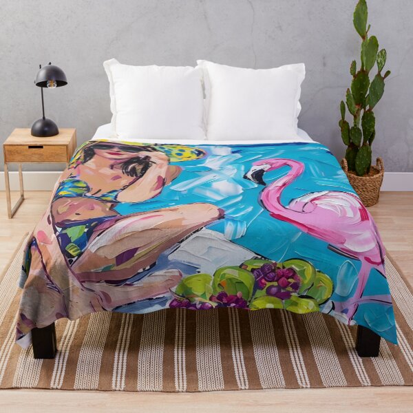 Item preview, Summer and Pink Flamingo designed and sold by SophieClimaArt.