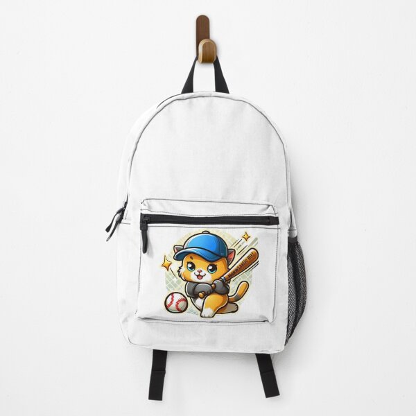 Item preview, Cartoon Cat Baseball, Meowtastic Hit! designed and sold by beyazart.