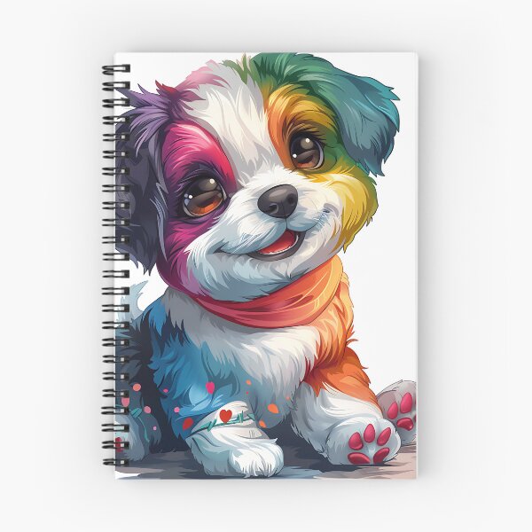 Item preview, puppy Dog cute and rainbow color designed and sold by CHOKCHAIVONGDEE.