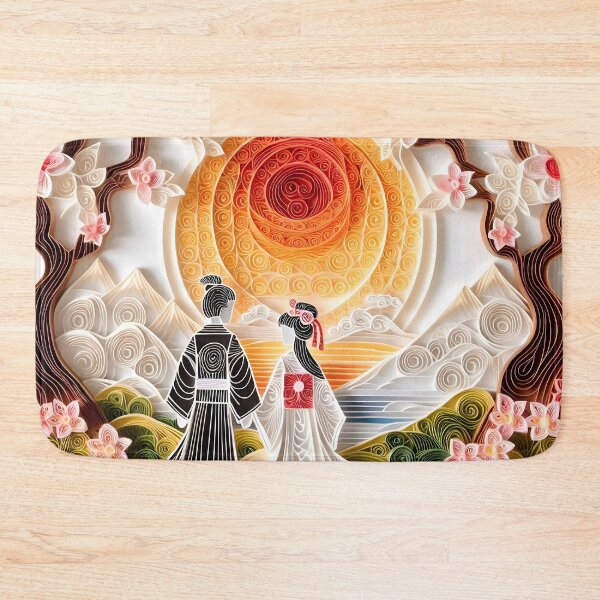 Item preview, Papercraft Sunset Couple designed and sold by Catobix.