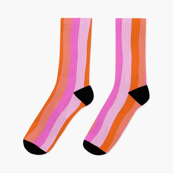 Item preview, Contemporary Pink and Orange Stripes  designed and sold by OneThreeSix.
