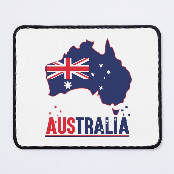 Item preview, Australia Flag and Map Design designed and sold by deepbalance.