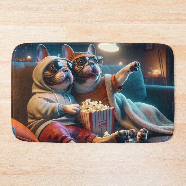 Item preview, French Bulldog Couple Chilling at Home designed and sold by TheDogOnIt.