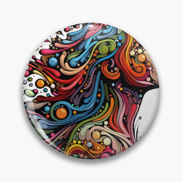 Item preview, digital portrait,liquid woman,isolated,color drops designed and sold by Creative88Art.
