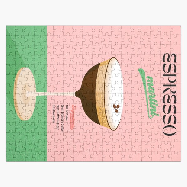 Item preview, Retro Espresso Martini - Italian Cocktail pink green designed and sold by Dominiquevari.