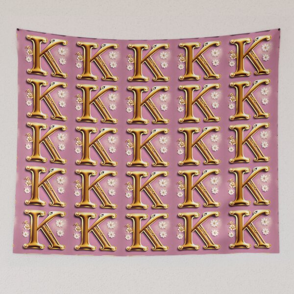 Item preview, Initial golden letter K designed and sold by Clara Fruggeri.