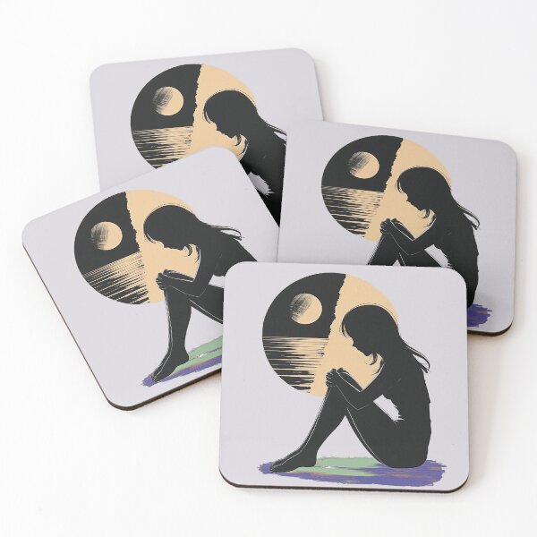 Item preview, Contemplative Moon Reflection designed and sold by Artdesign-113.