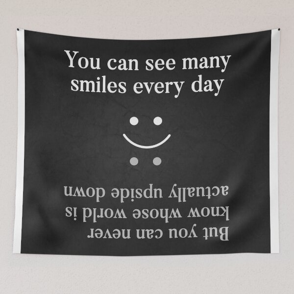 Item preview, Upside Down Smile designed and sold by CatByDesign.