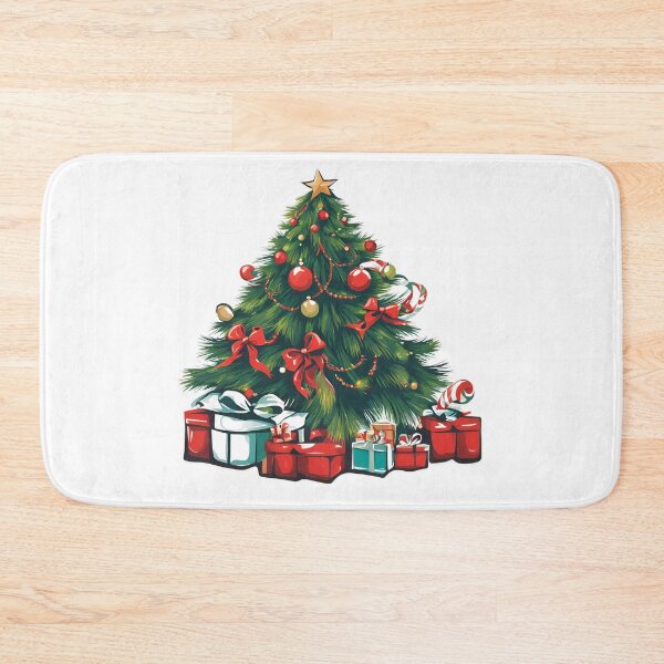 Item preview, Festive Christmas Tree with Gifts  designed and sold by Creastore.