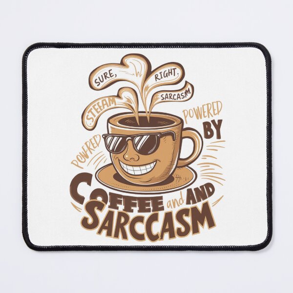 Item preview, Sassy Coffee: Powered by Coffee and Sarcasm designed and sold by AmziLife.
